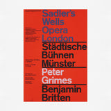 Sadler’s Wells Opera London (Ken Briggs) 1968 poster. Buy and sell vintage design posters with The Print Arkive. 