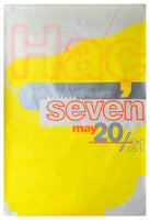 Factory Records Haçienda 1989, Seventh Anniversary poster designed by 8vo. Buy and sell vintage design posters with The Print Arkive. 